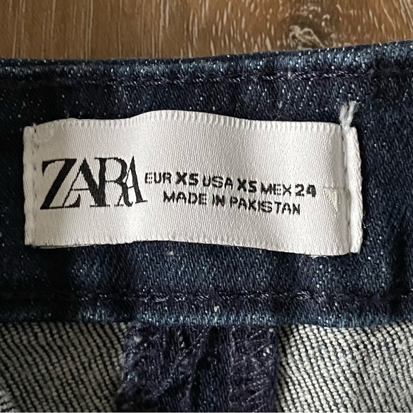 Zara 🌺 Strapless Denim Dress - Picture 4 of 13